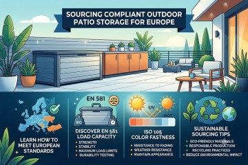 How to Source Compliant Outdoor Patio Storage for Europe: Master Load Capacity and Color Fastness Standards